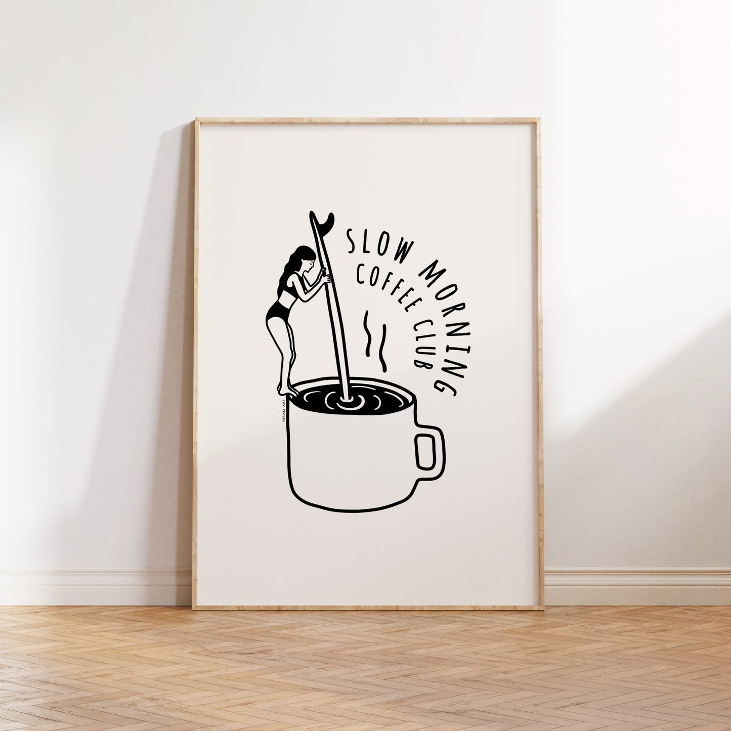 Art print - Slow morning coffee club