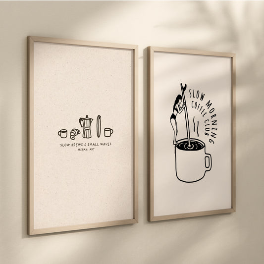 Art print - Slow brews