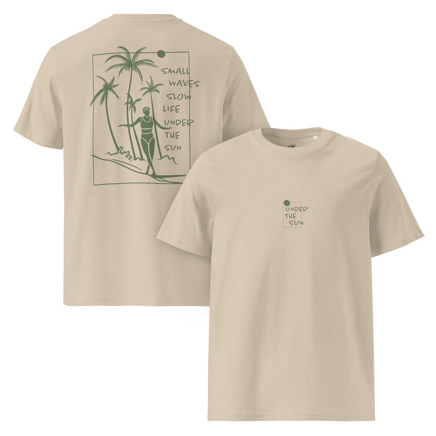 Unisex organic cotton t-shirt - Under the sun - Green