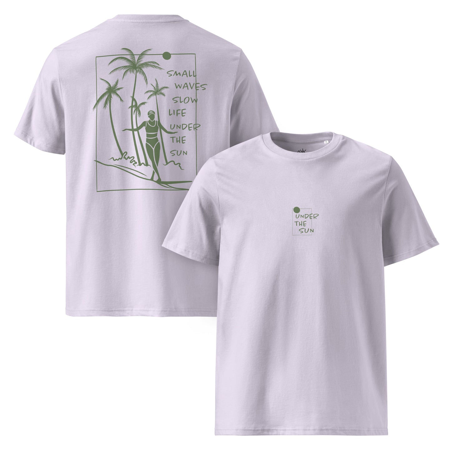 Unisex organic cotton t-shirt - Under the sun - Green