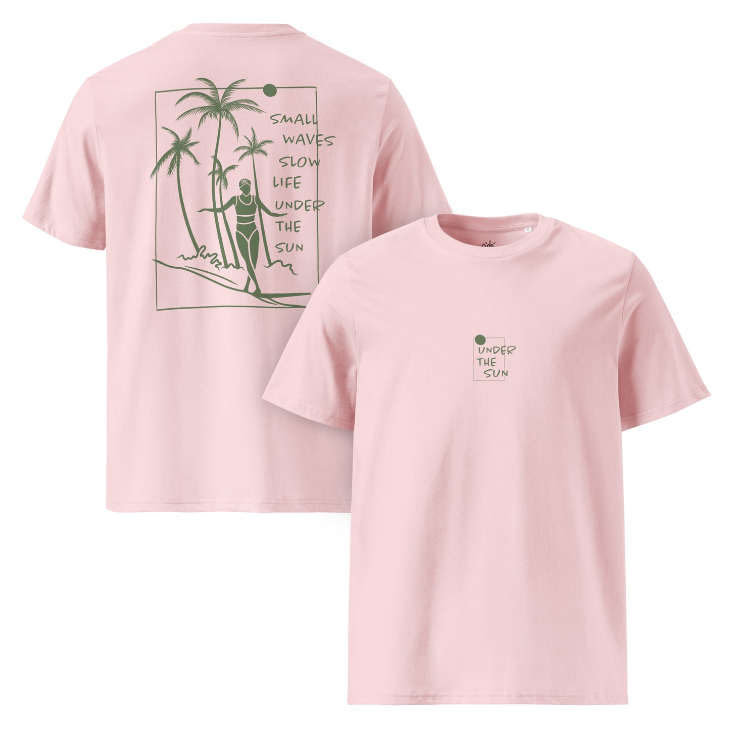 Unisex organic cotton t-shirt - Under the sun - Green