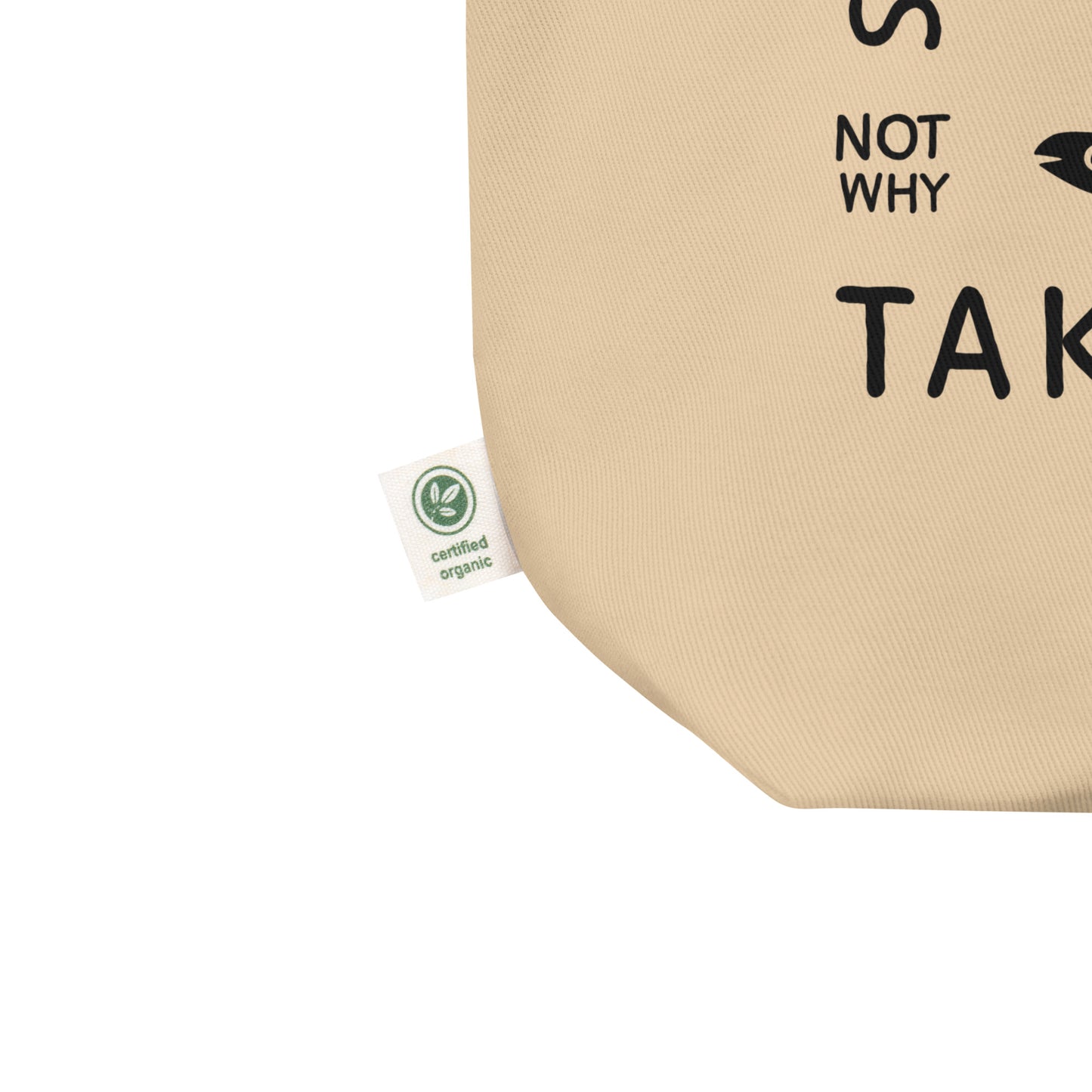 Eco Tote Bag - Small waves slow life