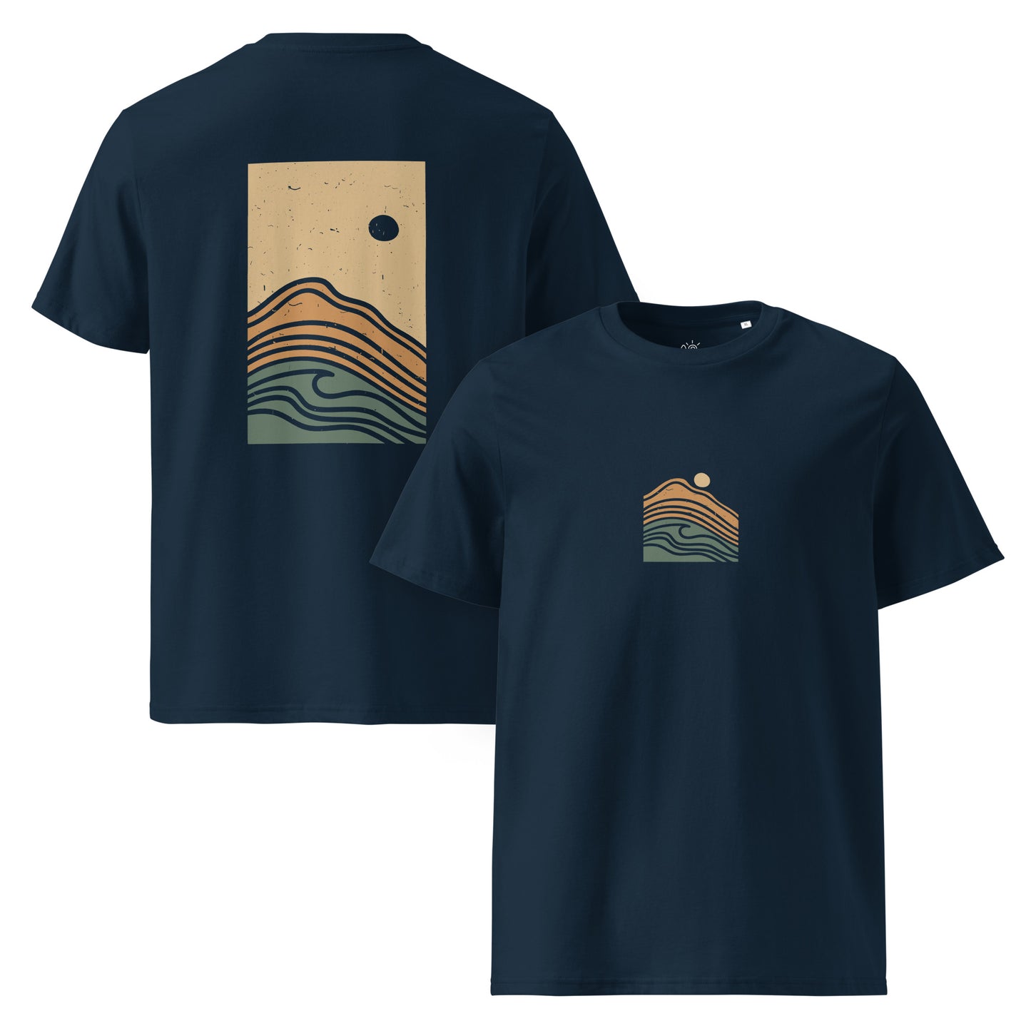 Unisex organic cotton T-shirt - Ocean state