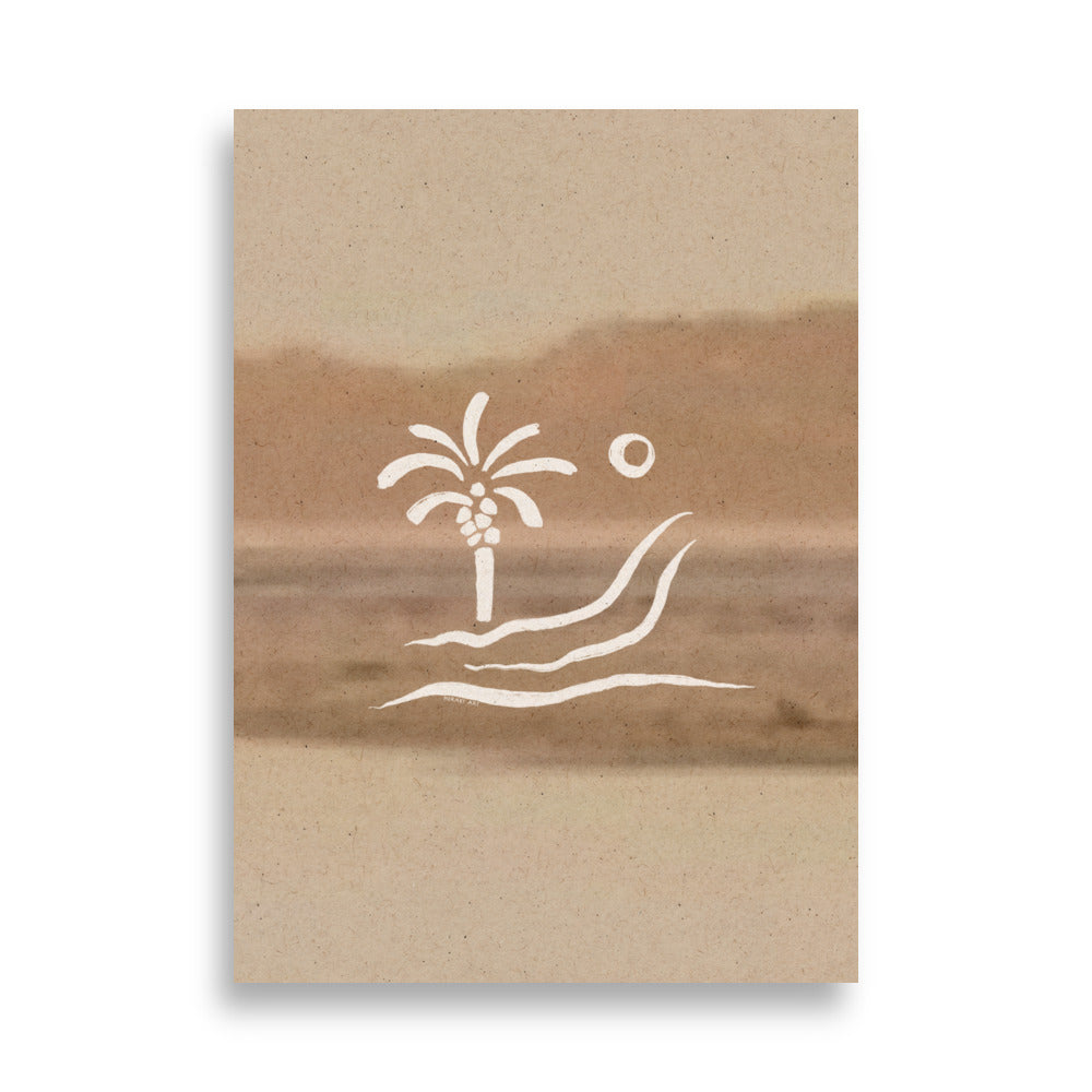 Art print - Oasis & dunes