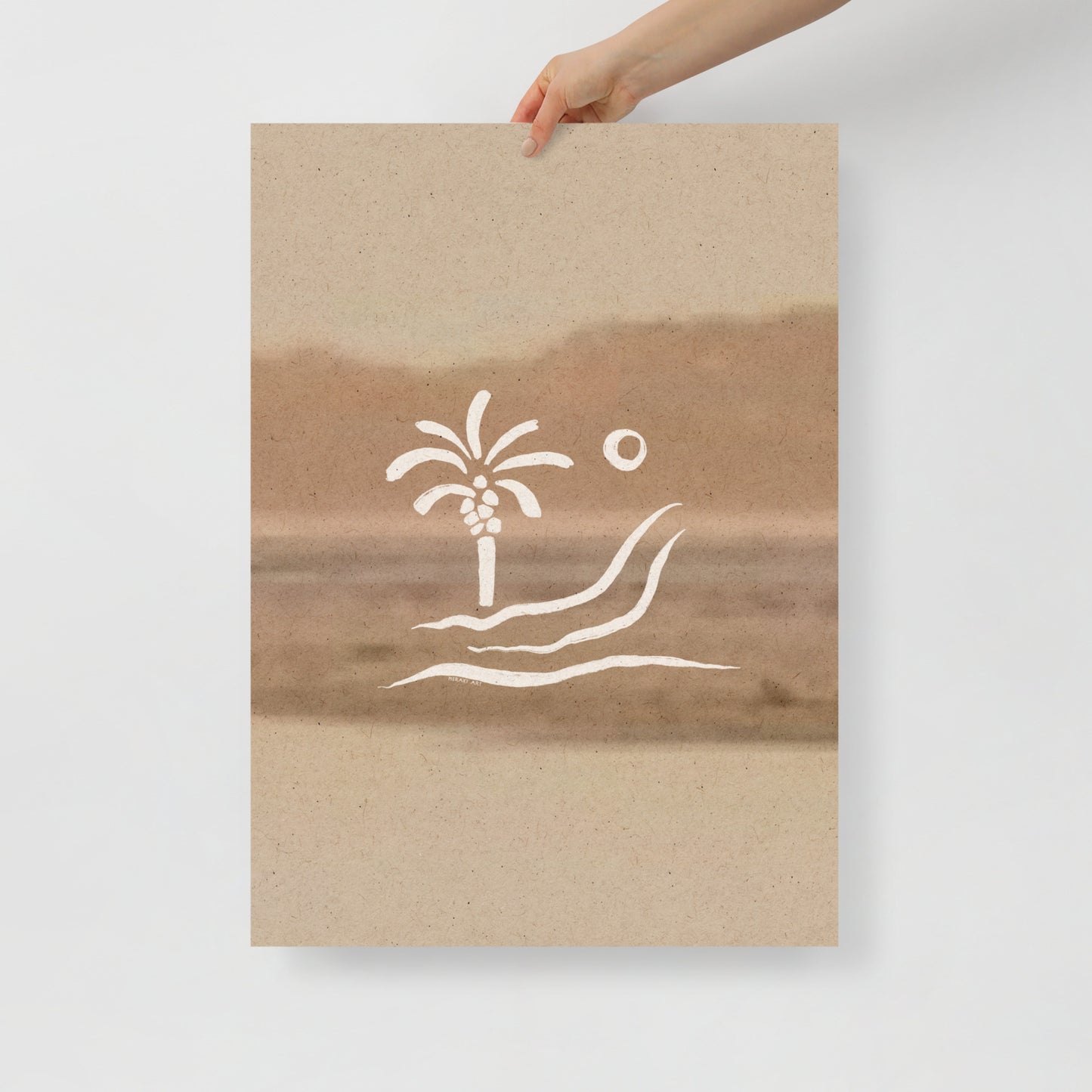 Art print - Oasis & dunes