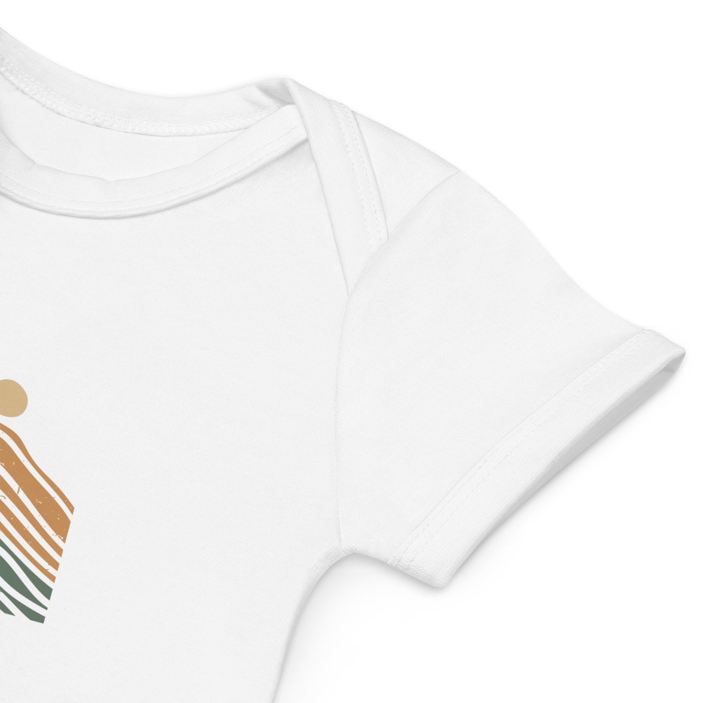 Organic cotton baby one-piece - Ocean state