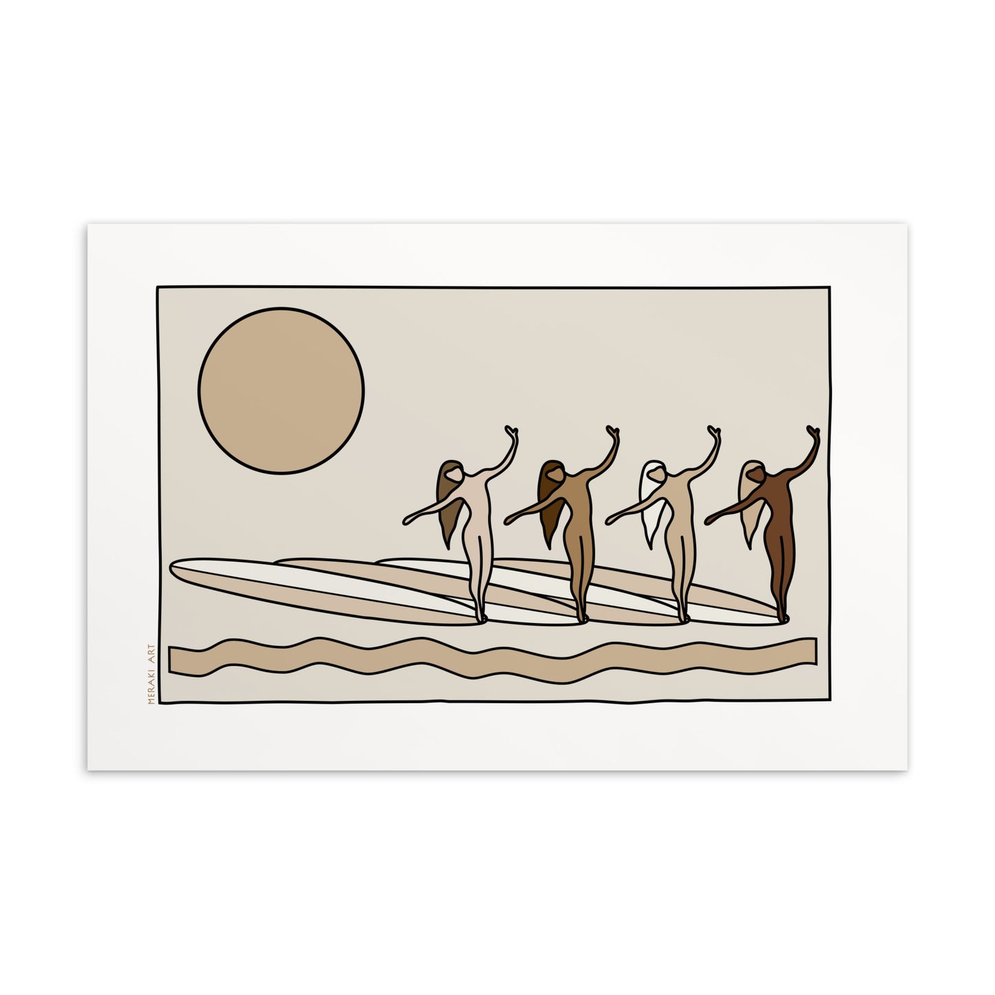 Postcard - Ocean sisters square