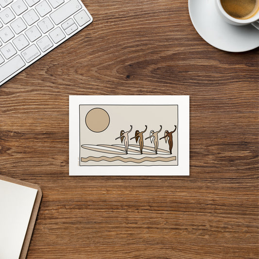 Postcard - Ocean sisters square