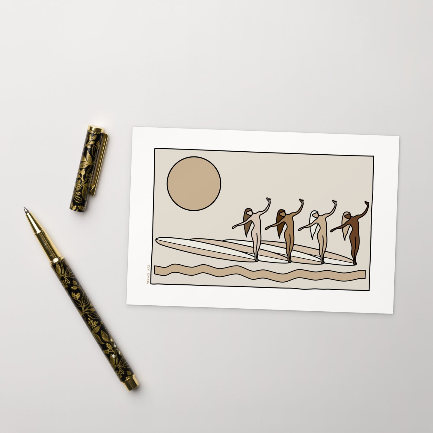 Postcard - Ocean sisters square
