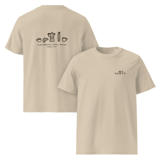 Unisex organic cotton T-shirt - Slow brews