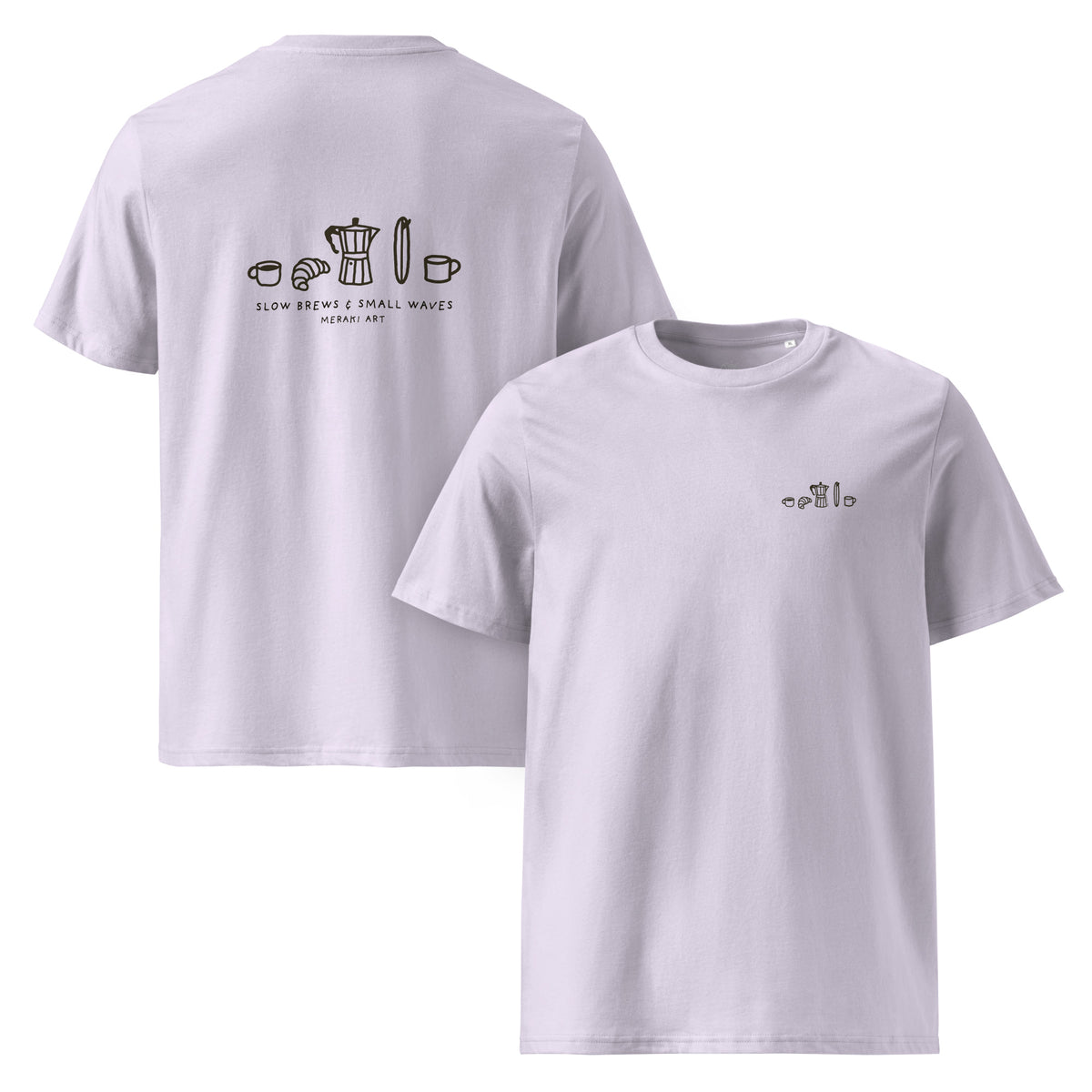 Unisex organic cotton T-shirt - Slow brews