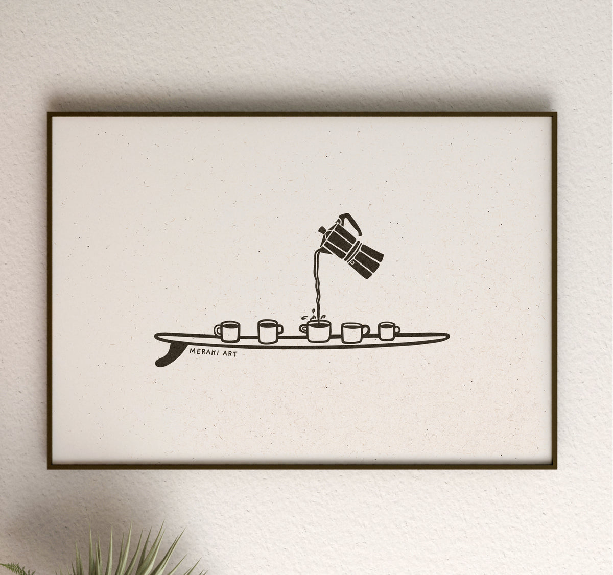 Art print - Coffee log