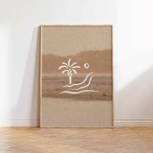 Art print - Oasis & dunes