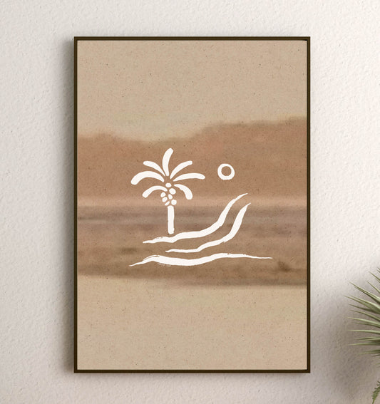 Art print - Oasis & dunes