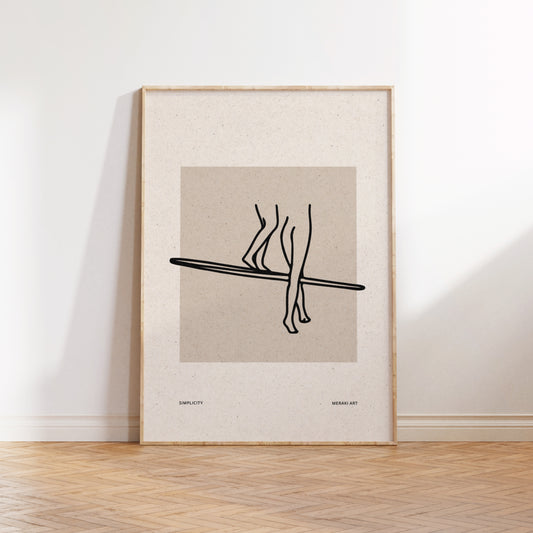 Art print - Simplicity - Surf