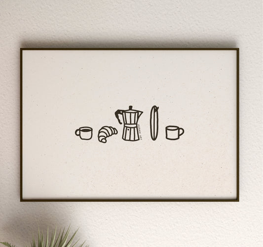 Art print - Slow brews - Horizontal