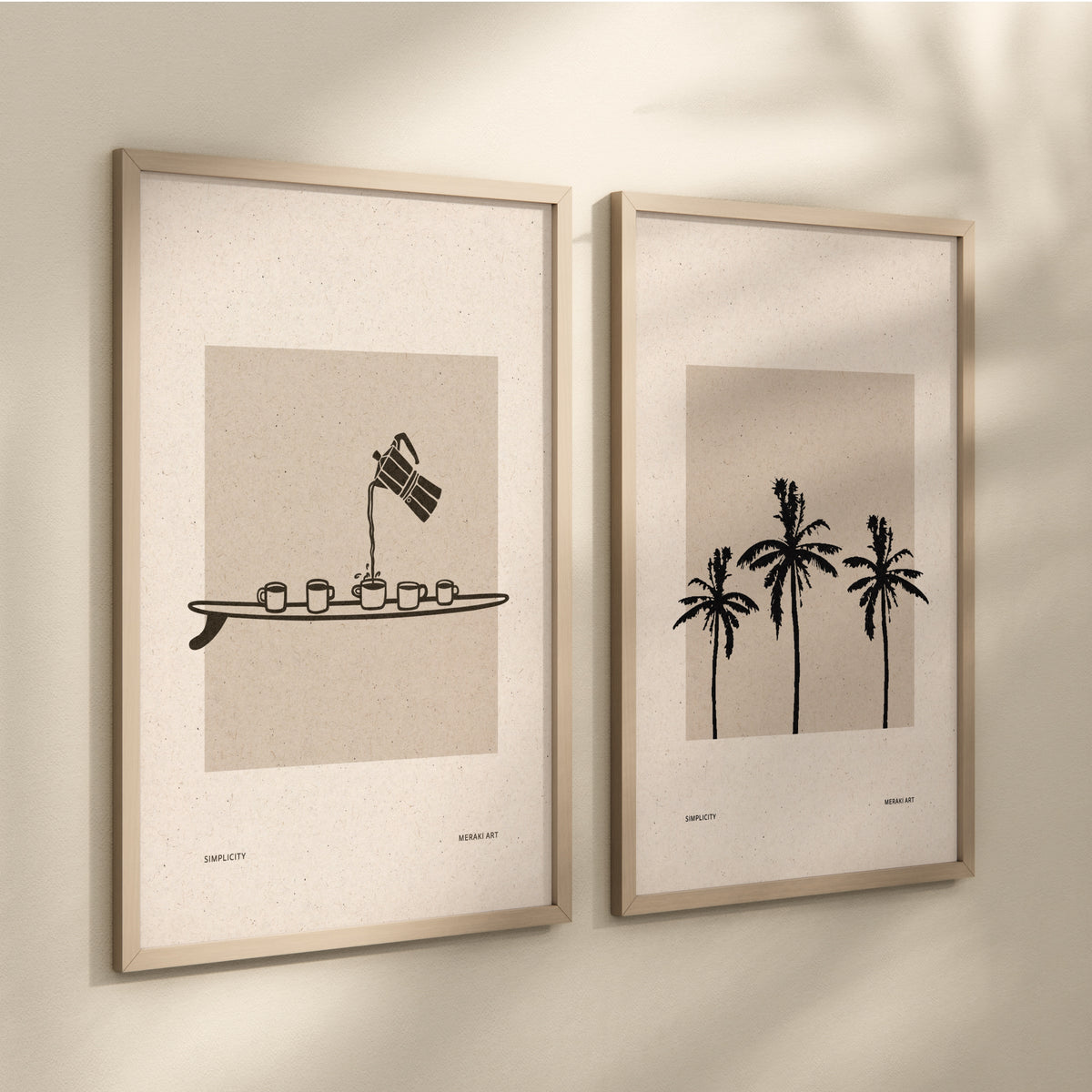 Art print - Simplicity - Coffee log