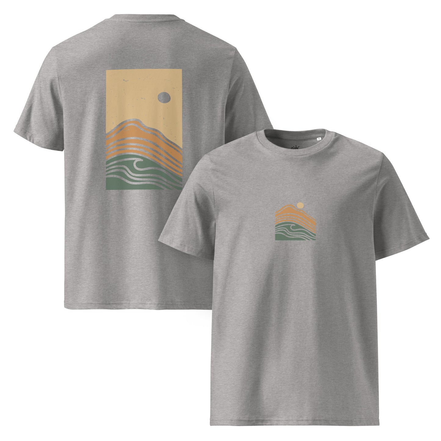 Unisex organic cotton T-shirt - Ocean state
