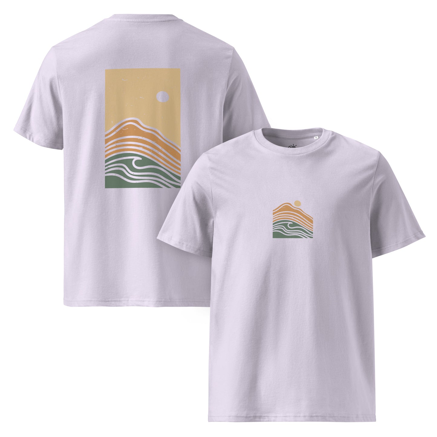 Unisex organic cotton T-shirt - Ocean state