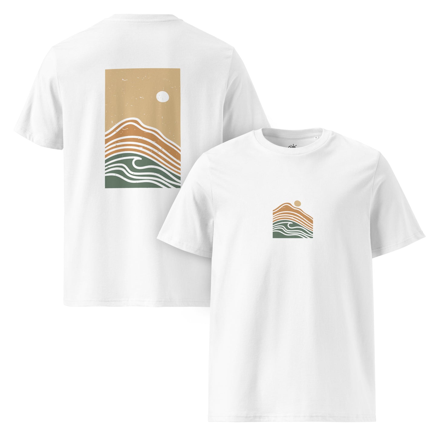 Unisex organic cotton T-shirt - Ocean state