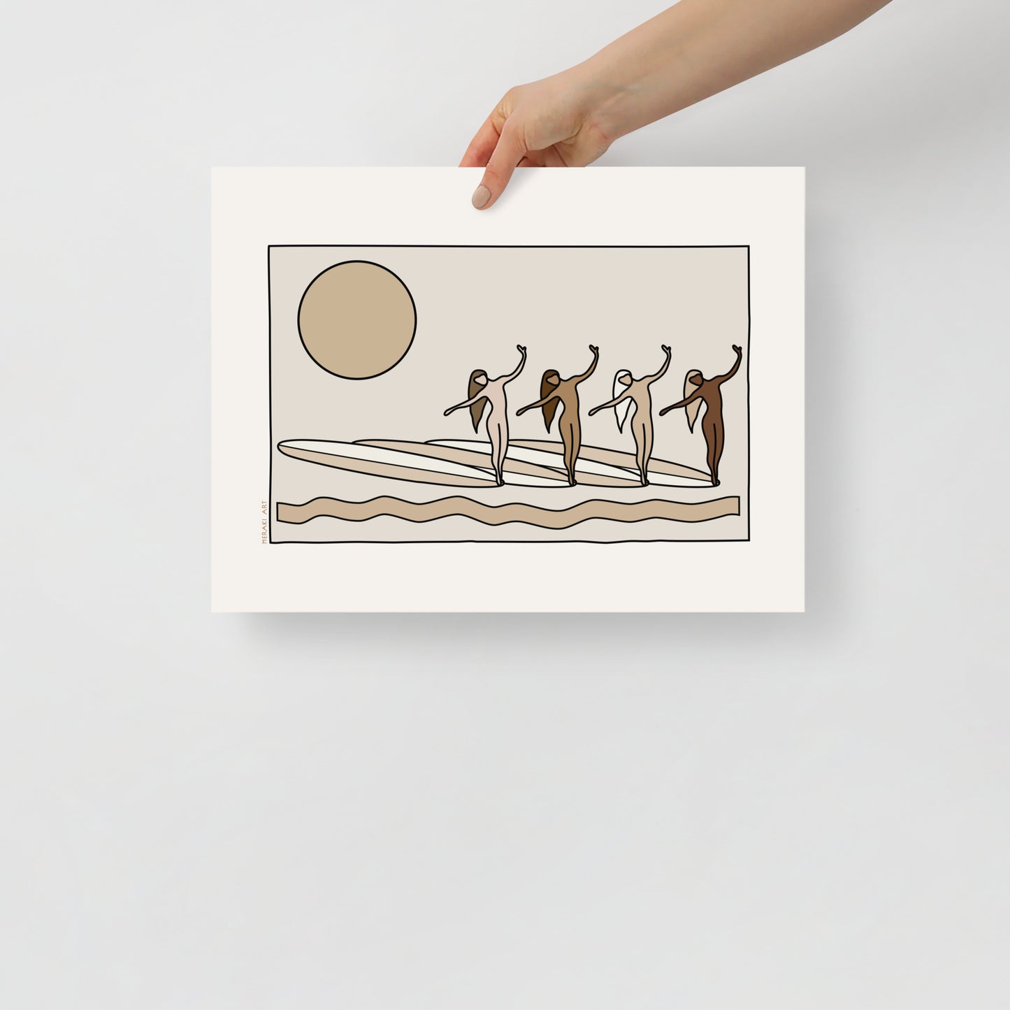 Art print - Ocean sisters square