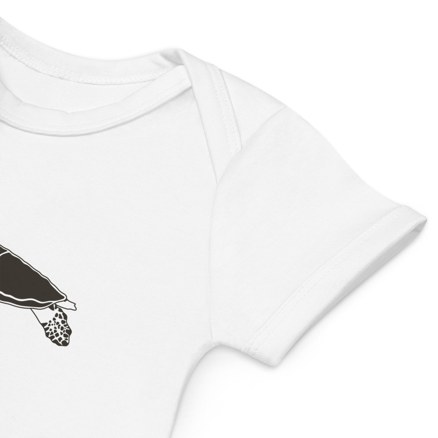 Organic cotton baby one-piece - Turtle