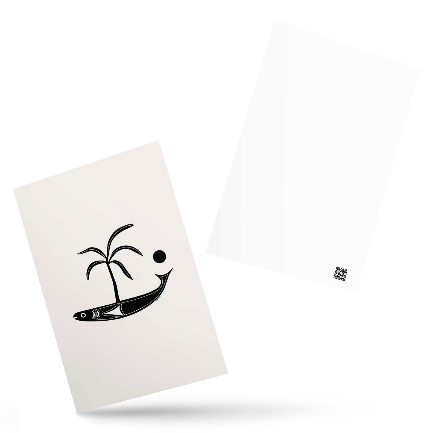 Postcard - Palm fish