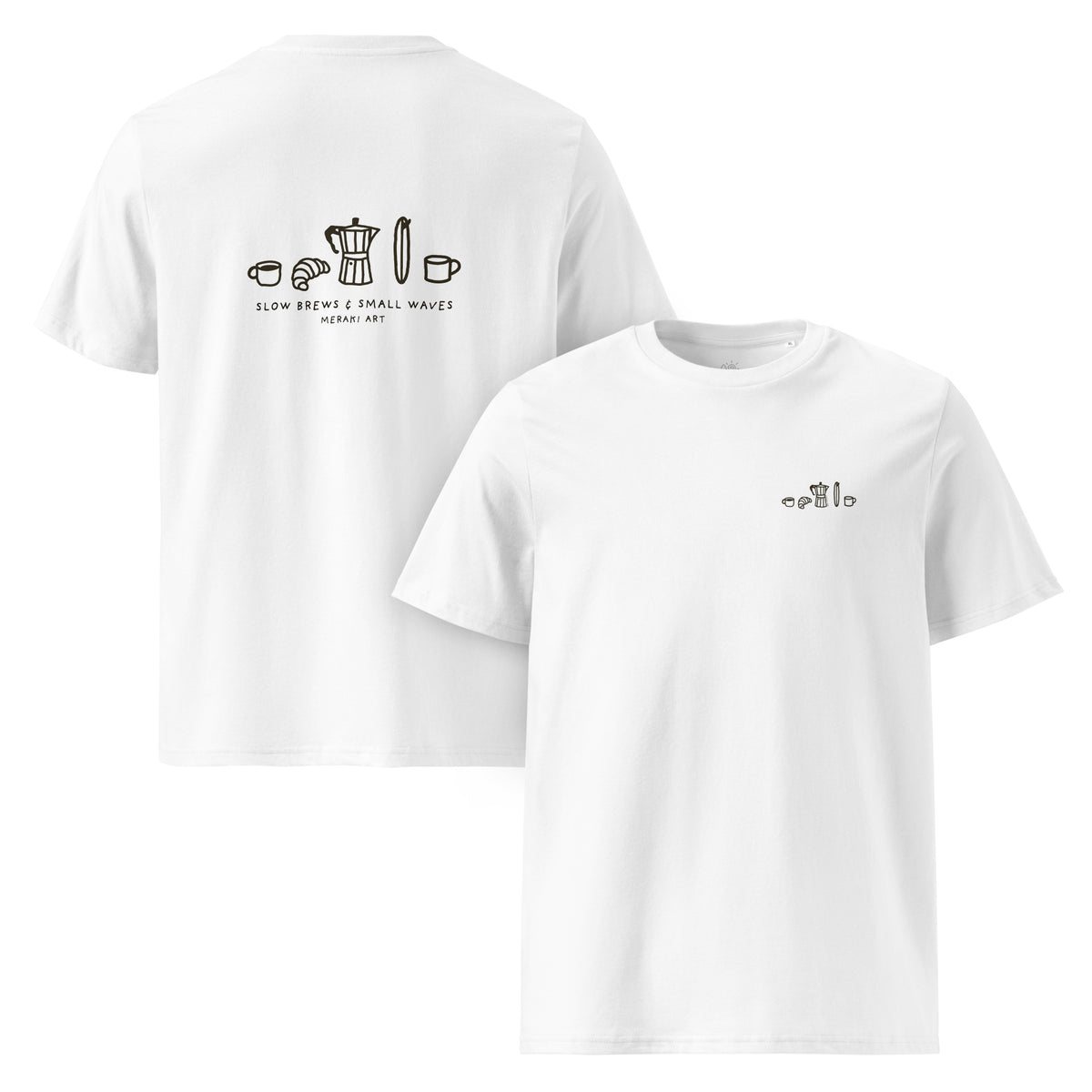 Unisex organic cotton T-shirt - Slow brews